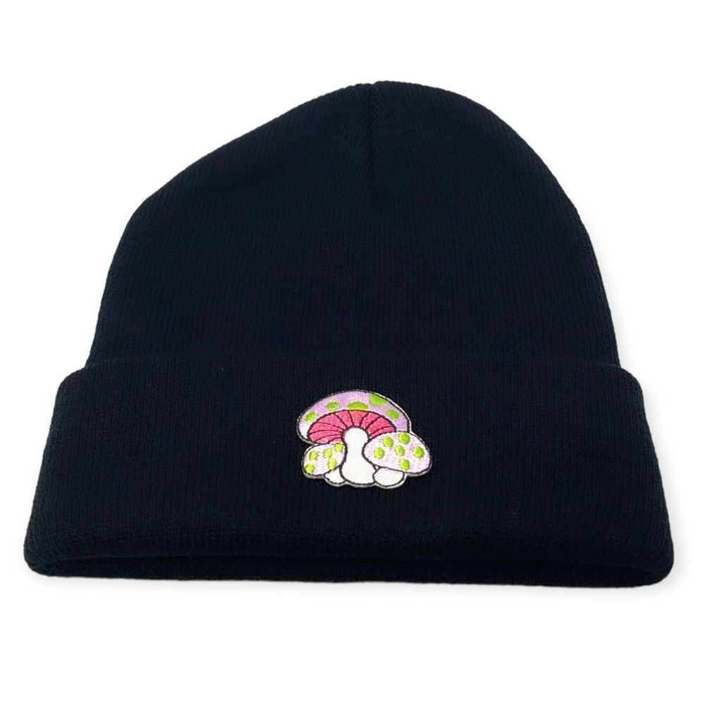 NWT Wool + Pepper Co. Mushrooms Unisex Beanie Hat